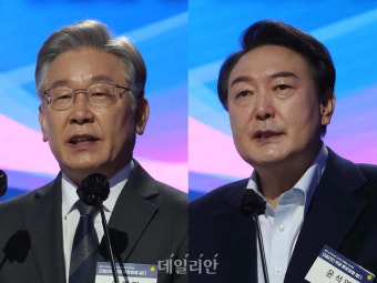 [데일리안 여론조사] '절대 안 찍을 후보' 이재명 43.1% 윤석열 39.5%