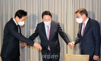 윤석열, 오세훈-박형준과 만찬 회동