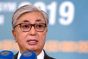 '반정부 시위' 카자흐 대통령 
