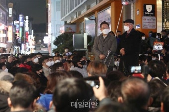 광주시민들 목소리에 귀 기울이는 이재명
