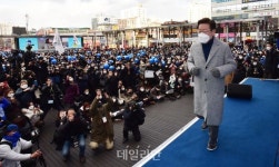 부천 유세 마친 이재명 안산으로 달려갑니다