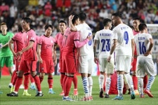 축구국가대표팀 대한민국 대 파라과이 친선경기 2대2 동점 무승부