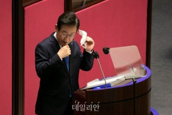이재명 대표 교섭단체 대표연설 데뷔