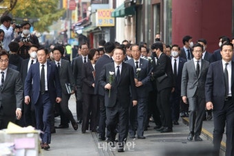 윤석열 대통령, 이태원 참사 현장 방문