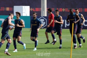 포르투갈 축구대표팀 공개훈련