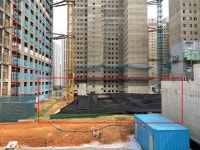 [현장] 놀이터 조성될 공간에…인천검단 주차장 붕괴, 엄마들 철렁