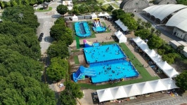 광주시 곤지암 도자공원 야외 물놀이장 폐장