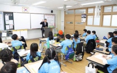 황병우 대구은행장, 지역 초등생 대상 금융교육 진행