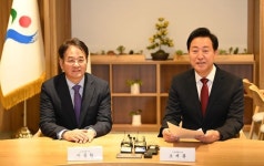 고양시장 만난 오세훈 서울편입 통합연구반 구성…메가시티 논의, 지방까지 확장 필요