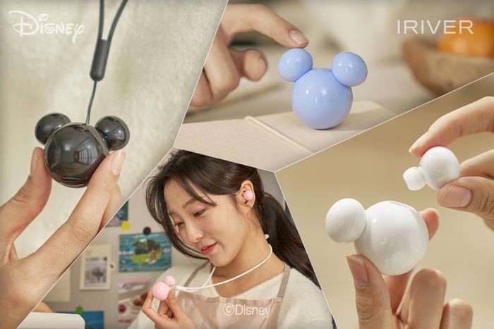 아이리버와 디즈니의 협업 미키 엠플레이어 프리 블루투스 이어폰이 완판 기록, 국내외서 큰 인기!