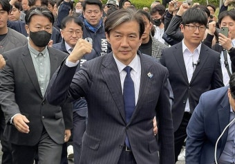 부산 또 찾은 조국, 한동훈 '후진국' 발언에 