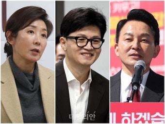 오늘 '그랜드 크로스'…나경원·한동훈·원희룡, 1시간 간격 당권도전 선언