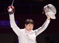 펜싱 오상욱, 파리올림픽 앞두고 아시아선수권 개인전 우승