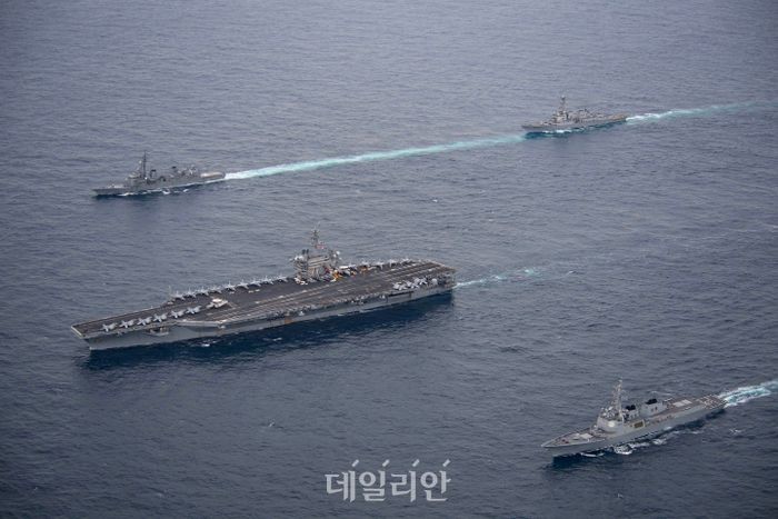 한미일, 제주 남방 공해상에서 2차 프리덤 에지 훈련 시작