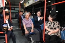 강수현 양주시장, 양주 37번 버스 개통식 참석..서울 704번 대체노선