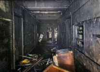 청주 여관 화재로 투숙객 3명 사망…40대 방화 용의자 검거