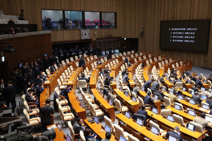 중앙검찰청장과 감사원장 국회 탄핵, 사상 첫 동시 탄핵 사건 발생!
