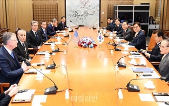 우원식 국회의장, 토니블링컨 미 국무장관 만나
