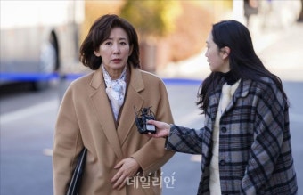 윤석열 대통령 탄핵심판 9차 변론기일 참석하는 나경원 의원