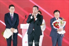 당선 소감 밝히는 김민수 국민의힘 신임 최고위원