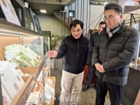 농진청 식량원장 콩기름 업체·논콩 단지 방문…국산 콩 소비·산업기반 점검