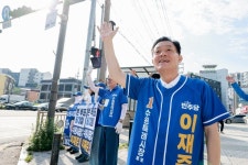 이재준, 6·3 지방선거 마지막 선거운동 구운오거리 아침인사로 출발