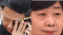 '가족 의혹 해명' 김승원 눈물 흘리자 서영교도 '울컥'