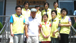 북광주세무서, 수 년째 장애우공동체에서 봉사활동