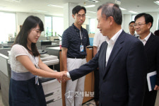 춘천 방문한 조현관 중부청장‥상반기 업무 노고 격려