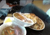 탕수육 대형 사고, 급한 마음에 부었더니 그것은 짬뽕?