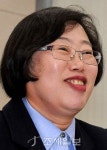 [포토]활짝 웃는 윤진숙 해양수산부 장관 내정자