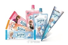 빙그레, 겨울왕국 캐릭터로 새 단장한 요맘때 출시