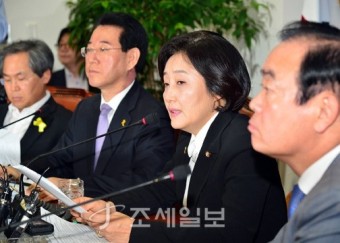[포토]모두발언하는 박영선 새정치민주연합 원내대표