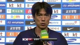 홍명보 감독 인터뷰 