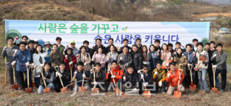 국세청, 세종시에 500그루 식수…꿈을 키워요