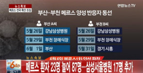 메르스 환자 23명 늘어 87명…대전서 1명 추가 사망 총 6명