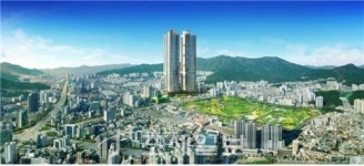  부산시민공원을 품은 랜드마크 타워 서면 지원더뷰파크