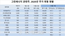 [김대성의 종목분석] 바이든 민주당 대선후보 뜨자 그린에너지 관련주 강세
