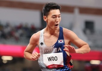 [도쿄올림픽] "가자! 괜찮아!" 우상혁, 男높이뛰기 한국신기록 경신 올림픽 첫 4위