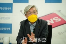 [20대선-지역은...]정의당 경남도당 노창섭 위원장, 선거 당일, 심상정 지지율 상승