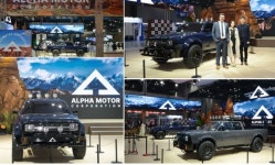 美알파모터, 매직샵·비앤비위드파트너스와 전기 픽업트럭 울프 선봬