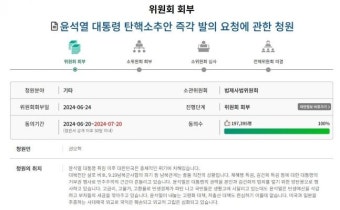 '尹대통령 탄핵 청원' 법사위 회부…이성윤 