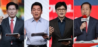 김문수·안철수·한동훈·홍준표...국민의힘 2차 경선 진출