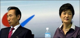 홍준표 “이명박은 부자후보, 박근혜는 철의 여인”