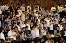 시민단체 미디어법 표결 불법