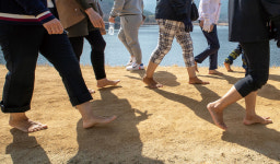 [뷰파인더 너머] (61) 맨발 걷기, 어싱(earthing) 살기 위해 걷습니다