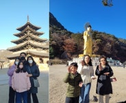 때 이른 추위에도 속리산에서 가족들과 심신 치유