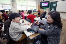 삼성전자, 서울 구룡초교에 슬레이트PC 공급
