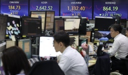 코스피 지수 급락…거래소, '매도 사이드카' 발동