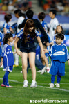 [수원vs전남] 지영, 얘들아 언니 손 잡아요!